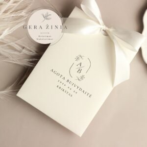 Elegantiški krikštynų kvietimai